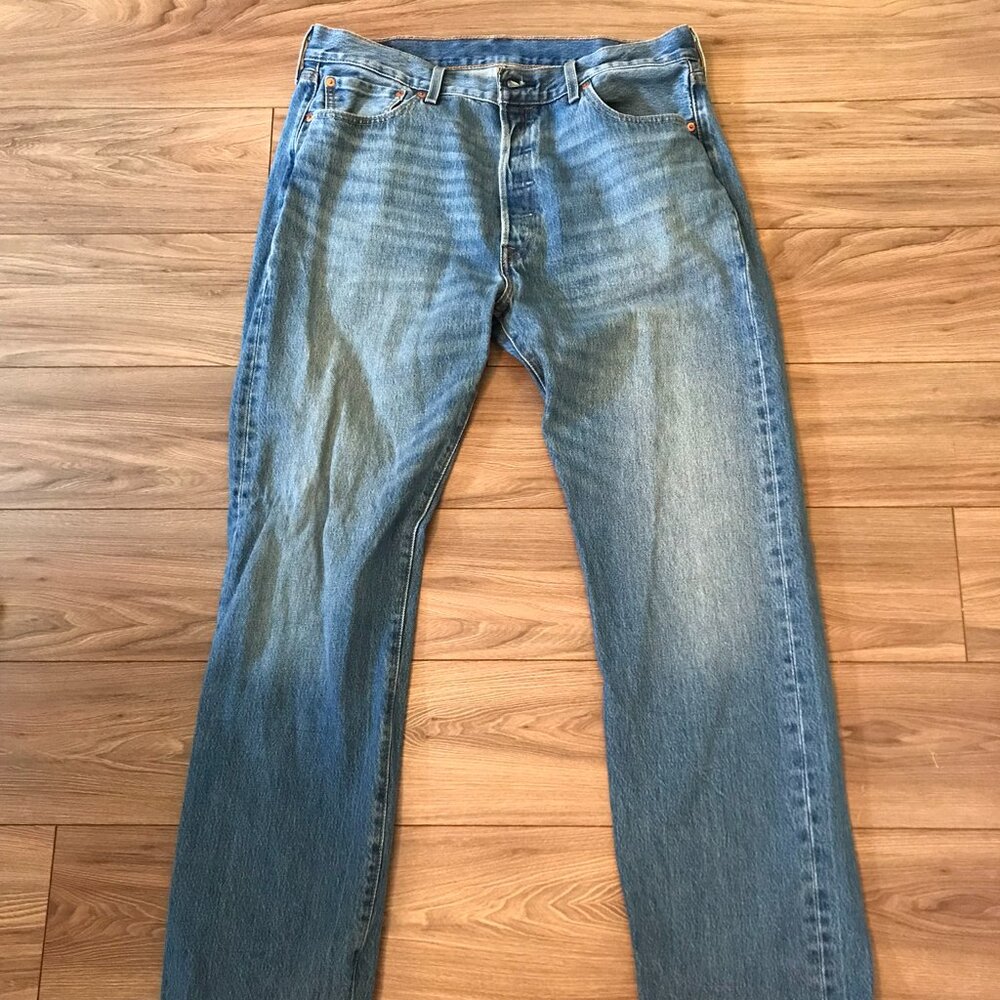 Levi Strauss & Co Men's Blue Jeans 501 W36 L32 **
